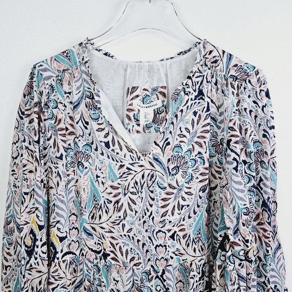 Lucky Brand Tiered Ruffle Dress NWT, size Large - Picture 5 of 11